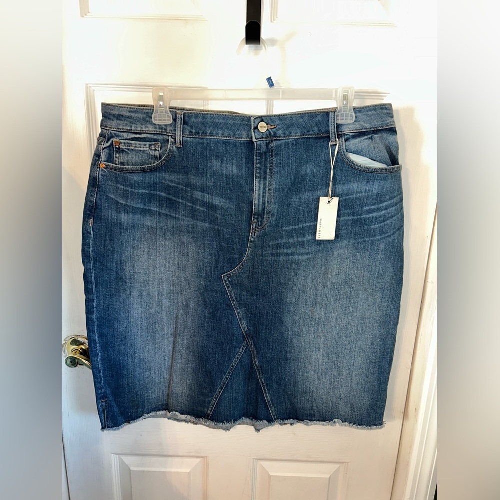 Warp + Weft Denim Jean skirt Size 22